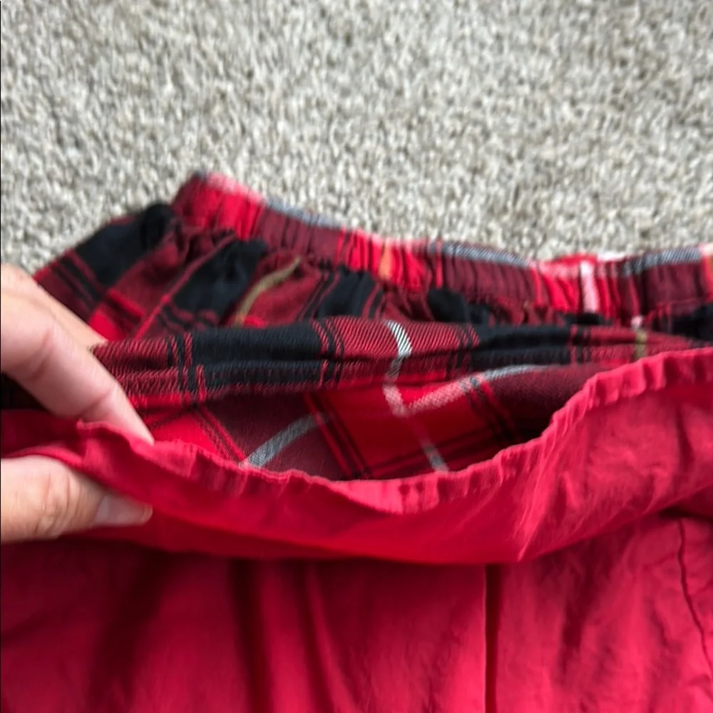 GAP Red and‎ Black Plaid Kids Skirt